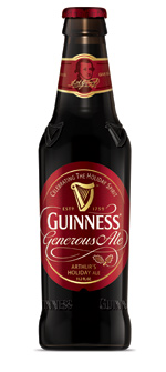 The special-edition Holiday beer for US consumers was developed in a traditional winter ale style but with more body and the distinct roast for which Guinness Draught is known. 